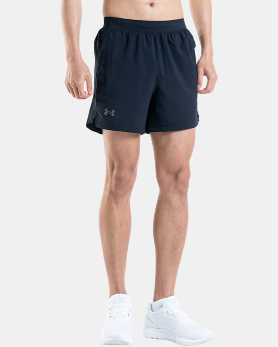 Men's UA Launch Run 5" Shorts in Black image number 0